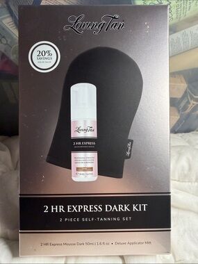 Loving Tan 2 Hr express dark tan kit
Bin P